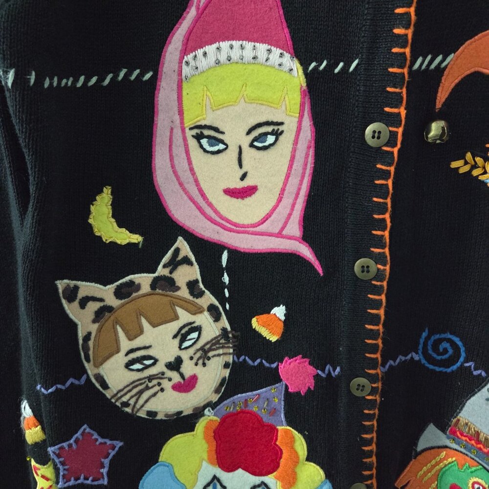 Cove Creek Halloween Sweater L - Picture 2 of 8